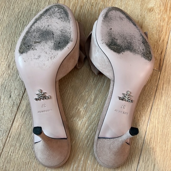 Prada Nude Calzature Donna Slide Sandals - 37 - Picture 5 of 8